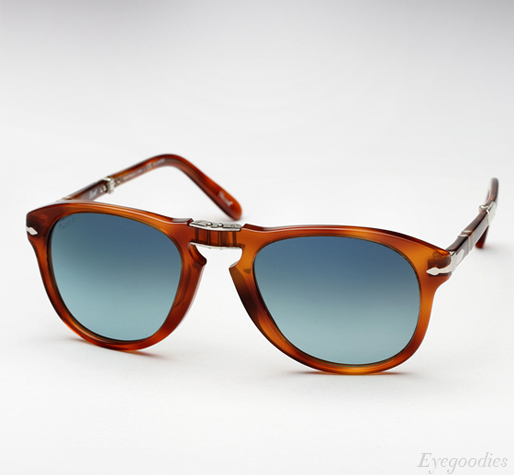 Persol 714SM Sunglasses - Blue Lenses 