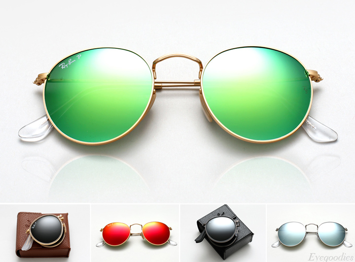 Ban Round Metal Sunglasses - RB and RB 3517