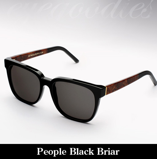 SUPER Black Briar Sunglasses