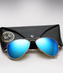Ray Ban Aviator RB 3025 - Colored Mirror (Blue)