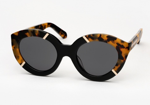 Karen Walker Flowerpatch Sunglasses - Tortoise / Black